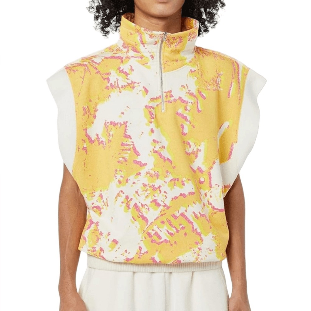Making The Cut Oversized Boxy Abstract Sleeveless Sweatershit NWT Size XS & M